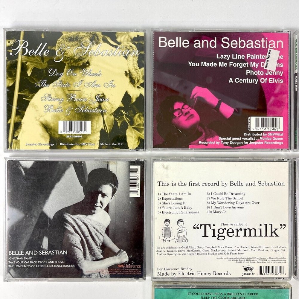 Belle And Sebastian 7 CD Lot Tigermilk Boy Arab Strap Legal Lazy Sngls 1997-2001 - Picture 3 of 5